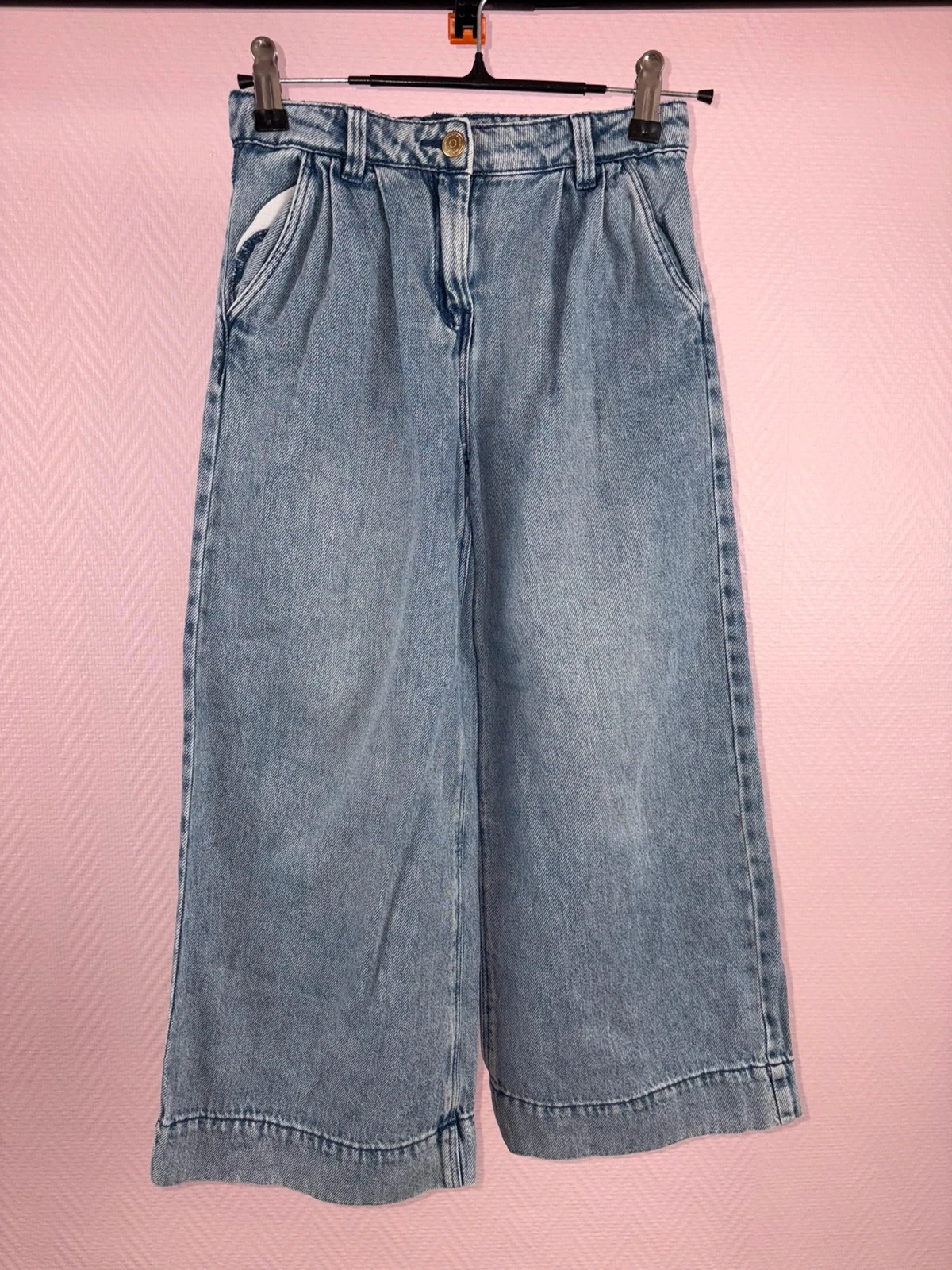Jeans largo, menina, tape-à-l’œil tamanho oito anos – photo 2